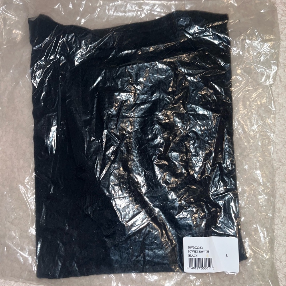 New in original package Bandier Wesley Bowery Boxy Tee in Black